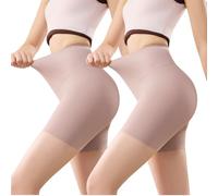 Genérico Sixthpandas Seamless Shaper Shorts for Women, Sixth Pandas Shapewear, High Waisted Tummy Control Shaper Short (2pcs Skin,L)