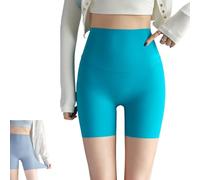 Genérico Sixthpandas Seamless Shaper Shorts for Women, Sixth Pandas Shorts, High Waisted Slip Shorts Tummy Control (3XL,Light Blue)