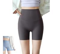 Genérico Sixthpandas Seamless Shaper Shorts for Women, Sixth Pandas Shorts, High Waisted Slip Shorts Tummy Control (M,Gray)