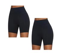 Genérico Sixthpandas Seamless Shaper Shorts for Women,Sixthpandas Shapewear,No Roll-Down Comfort High Waisted,Seamless Invisibility (Black*2pcs,L)