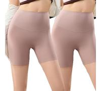 Genérico SixthPandas Shapewear, Invisibility Compression Pants for Women, High-Waisted Stay-in-Place Seamless Shorts for Women (2PCS-A,M(50-57.5KG))