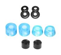 Genérico Skateboard-Lagerbuchsen Hart - Harte Ersatzteile mit Pivot Cups | Bushings-Set Trucks | Lenkgummis für Skateboards mit Vier n Outdoor Skating Park Street Wettbewerb Trick Skating