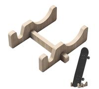 Genérico Skateboard Stand - 26x26x8cm Wooden Non Slip Display Rack