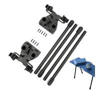 Genérico Skateboard Stool Legs - Heavy Duty Aluminum Alloy Furniture Feet - Benches Feet| Creative Bracket Stand | Folding Camping Table & Chair Accessories | Outdoor Picnic & Solid Wood