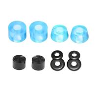 Genérico Skateboard Truck Rebuild-Kit - Lenkgummis Set Mit Pivot Cups & Unterlegscheiben | PU-Buchsen Für 5-Zoll Trucks, Bushings Set Für Street, Park & Downhill, Skate-Wartung & Ersatzteile, 45g