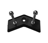 Genérico Skateboard Wall Mount - 69x74.6mm PP, Vertical Holder, Snowboard Organizer | Perfect For Wall Garage Bedroom Patio Indoor Storage