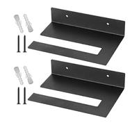 Genérico Skateboard Wall Mount, Dangling Display Rack Hook, 2X Reusable Longboard Hanger Set, Sturdy Wall Storage Brackets, Easy Install Holder for Garage, Bedroom, Living Room, Skater Use