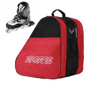 Genérico Skating Tote - Lightweight Oxford Fabric Build, Ventilated Design Smooth Zippers, Multi-Purpose Carry Pouch Fits Inline Skates Shoes Equipment | Bag For Child Teen Adult Skating Practice