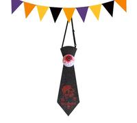 Genérico ,Skeleton Bat Collar Accessories For Youth Women Carnival Stage Show Cosplay Exhibition | Halloween Necktie - Cool Ties Light Up Eye Ball | Skull Tie Bat Hallowee Collar Accessory Neckwear