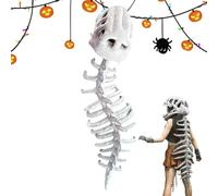 Genérico Skeleton Costume, Plush Spine Skeleton Cosplay Headband, Animal Cosplay Accessories for Adults Men Women Kids Holiday Events Outdoor Carnivals Birthday Masquerade