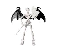 Genérico Skeleton Figure Decor Movable - Articulated Model Toy for Collectors | Abs with Adjustable Joints, Assembly Figure Desk Ornament, Display Shelf Accent, Creative Desktop Decoration