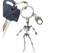 Genérico Skeleton Keychain Vintage Gothic Zinc Alloy Key Ring