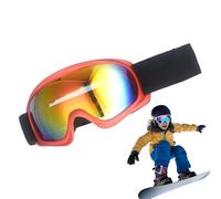 Genérico Ski Goggle, UV Protection High-definitionSkiing Goggles Snow For Boys Girls Childrens Junior Childs, Anti Fog Snow Goggles Soft Skiing Goggless For Children 3-10 Years Old