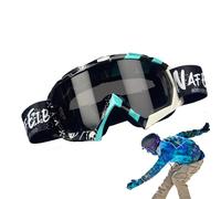 Genérico Skiing Goggles Outdoor Snowboard Goggles Enhanced Vision Design For Riding Sports | Snowboard Snow Skiing Goggles,Anti-Scratch Ski Goggles Absorb UV Rays