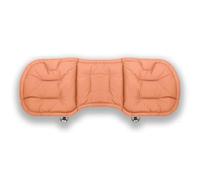 Genérico Skin-Friendly & Dirt-Repellent Leather Seat Cushions, Thickened Non-Slip Memory Foam Seat Pad, Soft Comfortable & Supportive Pad Office Or Home Chair, Universal Fit Design (Orange,Back Row)