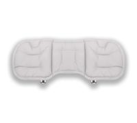 Genérico Skin-Friendly & Dirt-Repellent Leather Seat Cushions, Thickened Non-Slip Memory Foam Seat Pad, Soft Comfortable & Supportive Pad Office Or Home Chair, Universal Fit Design (White,Back Row)