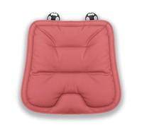 Genérico Skin-Friendly & Dirt-Repellent Leather Seat Cushions, Thickened Non-Slip Memory Foam Seat Pad, Soft Comfortable & Supportive Pad Office Or Home Chair, Universal Fit Design (Red,Front Row)