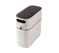 Genérico Skinny Trash Can - Slim ABS 28x13.5x27.5cm | Slim Trash Cans Space-Saving Odor-Proof Wastebasket Container Basket Rubbish Decorative | Narrow Garbage Bin Small Garbage