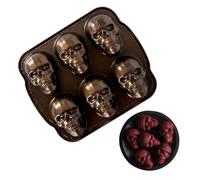 Genérico Skull Baking Mold - 3D Aluminum Alloy | Cake Cookie Pan