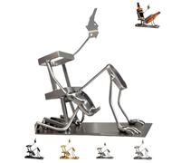 Genérico Skull Coke and Wine Bottle Stand, Funny Metal Skull Skeleton Bar Decor For Whiskey Beer, Metal Skulls Wine Bottle Rack, Unique Floor Freestanding Wine Rack (D)