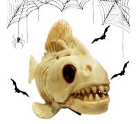 Genérico Skull Fish Bone | Skeleton Decor Model for Decoration Terror Scary Props Revamp Your Living Space Or Bedroom with This Eye-Catching Fish Skeleton Decor.