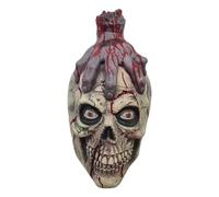 Genérico Skull Head Covering, Creepy Cosplay, Realistic Costume Gear with Smart Style, Party Tool for Daily Thrill, Bone Shade, Skull Head Covering for Halloween Role Play Cosplay Haunted House Party