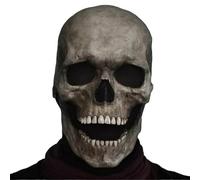 Genérico Skull Masque - Adjustable Jaw Mechanism, Providing Dynamic Motion, High- Skeleton, Craft Delivering Terrifying Visual Style, Scary Headgear Piece | Halloween Role-Play for Events