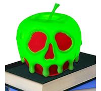 Genérico Skull Table Lamp - Small 3d Printed Halloween Light for Living Hotel, Flickering Led with Resin Finish and Spooky Charm, Night Decor for Couch, Porch, Dorm, Haunted House, Holiday
