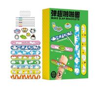 Genérico Slap Bracelets | Cute DIY Stocking Stuffers | Small Prizes Kids School Crafts Slap Bracelets Dynamic Skill Builder,for Boys Girls Teen Family Friends