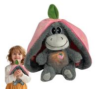 Genérico Sleeping Breathing Animal Toy, Plush Animals, Adorable Toys with Light and Sound, Calming Realistic Motion Stuffed Animals for Kids Sleep, Stress, Relaxation, 11.81x3.94 Inches
