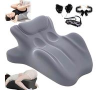 Genérico Sleeping Ergonomic 27° Angle Memory Foam Wedge Pillow,Waterproof & Portable,Multi-Functional Lounger Cushion,Lumbar Neck Support Pillow For Home Bedroom. (Gray, 59 * 46 * 42)