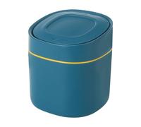 Genérico Slim Bathroom Bin - Small Trash Can, Garbage Bin with Press Style Closure, Trash Containers with Space Saving Construction, Home Garbage Basket, Indoor Wastebasket for Daily Use