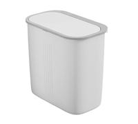 Genérico Slim Bathroom Bin - Sturdy Trash Can, Garbage Bin with Easy Touch Press Mechanism, Trash Containers with Stable Base Construction, Home Garbage Basket, Indoor Wastebasket for Daily Use