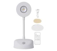 Genérico Slim Picture Light, Cordless Frame Lamp, Rechargeable Wall Fixture, Adjustable LED Artwork Illumination, Remote Control Timing Device, Lighting Accessory for Bedroom, Corridor, Stairs, 147g