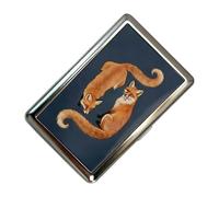 Genérico Slim Signal Blocking Vintage Box,Business Card Holder Metal Case - For Cash Money Receipt Men Mother Girlfriend Commuting Travel College