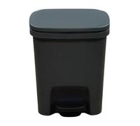 Genérico Slim Trash Can - Odor Protected Lid, Rectangular Garbage Bin | Step On Trash Can System, Efficient Space Saving Waste Management Solution for Kitchen Bathroom Office Home Use
