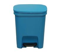 Genérico Slim Trash Can - Odor Protected Lid, Rectangular Garbage Bin | Step On Trash Can System, Efficient Space Saving Waste Management Solution for Kitchen Bathroom Office Home Use