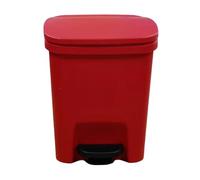 Genérico Slim Trash Can - Rectangular Waste Bin With Soft-Close Foot Pedal | Sturdy Build Free Trash Handling Odor-Proof Kitchen Garbage Can With Space-Saving Design And Easy-Close Lid