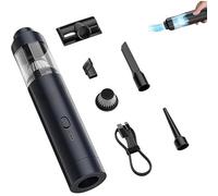 Genérico Slim V8 Mate Cordless Car Vacuum High Power 13000Pa, Handheld Slim V8 Mate 4-in-1 Portable Mini Cordless Car Vacuum Cleaner, with Enhanced Dual Power, For Car&Home (Blue Grey)