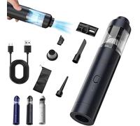 Genérico Slim V8 Mate Cordless Car Vacuum High Power 19000Pa, with Enhanced Dual Power, Mini Handheld Vacuum Cleaner, Wireless Handheld Car Vacuums Cleaner, Easy Cleaning, for Cars, Home (Black)