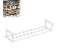 Genérico Slimdescent Cabinet Telescopic Shelf, Slimdescent Expandable Shoe Rack Organizer - Adjustable Shoe Rack & Under Cabinet Shelf, for Shoes Clothing Storage and Closet (White,1pc)