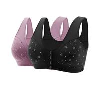 Genérico Slip Desechable Pañal Sujetadores de Alto Apoyo para Mujeres, Correa Ajustable, Cobertura Completa, Cómoda, Sin Armaduras, Inalámbrica Leggings Polar Embarazo, Le Noir, 50