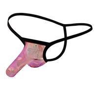 Genérico Slips Hombre Sexy - Calzoncillos Uomo Hombre See Lip Through Print Shorts Ropa Interior Caliente Calzoncillos Sexy para Hombres Ropa Interior Transparente para Hombres