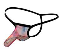 Genérico Slips Hombre Sexy - Calzoncillos Uomo Hombre See Lip Through Print Shorts Ropa Interior Caliente Calzoncillos Sexy para Hombres Ropa Interior Transparente para Hombres