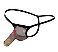 Genérico Slips Hombre Sexy - Calzoncillos Uomo Hombre See Lip Through Print Shorts Ropa Interior Caliente Calzoncillos Sexy para Hombres Ropa Interior Transparente para Hombres