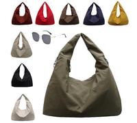 Genérico Slouchy Tote Bags Men Women Large Shoulder Bags for Travel Commute,Waterproof,Large Capacity (green)