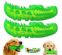 Genérico Slow Feed Chew and Fetch Crocodile, Alligator Dogs Chew Toy, Fetch Crocodile Dog Toy, for Large, Medium & Small Dogs, Teeth Cleaning, Cute Chews Toys (2 Pcs,Large)