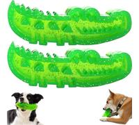 Genérico Slow Feed Chew and Fetch Crocodile, Bite and Brush Dogs Toy, Dog Slow Feeder Puzzle Toy, Alligator Dog toies, Chewing Training, For Large, Medium & Small Dogs Teeth Cleaning (2PCS-L)