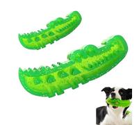 Genérico Slow Feed Chew and Fetch Crocodile, Dog Slow Feeder Puzzle Toy, Alligator Dogs Chew Toy for Large, Medium & Small Dogs Teeth Cleaning (S+L)