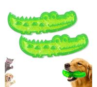Genérico Slow Feed Chew and Fetch Crocodile, Dog Slow Feeder Puzzle Toy, Alligator Dogs Chew Toy for Large, Dogs Teeth Cleaning, Medium & Small Dog Teeth Cleaning (S*2Pcs)